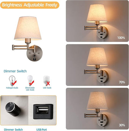 Swing Arm Wall Lamp Wall Mount Lamp