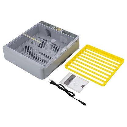 Eggs Automatic Incubator, 195V 70W Fully Automatic Egg Hatching Incubator 36 Eggs Incubator Poultry Hatcher w/Automatic Turning & Temperature for Hatching Duck & Goose Eggs (36 Eggs)
