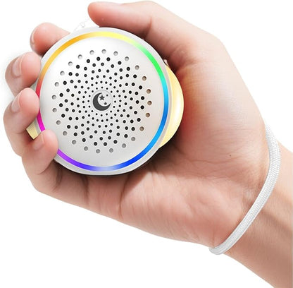 Portable White Noise Machine with Rechargeable Battery, 27 Soothing Sounds & Night Light, Sleep Soother for Baby Adults, 24H Playtime, Compact Travel Sound Machine for Home Office Nursery