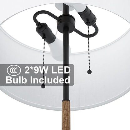2-Light Floor Lamp, Mid Century Floor Lamp