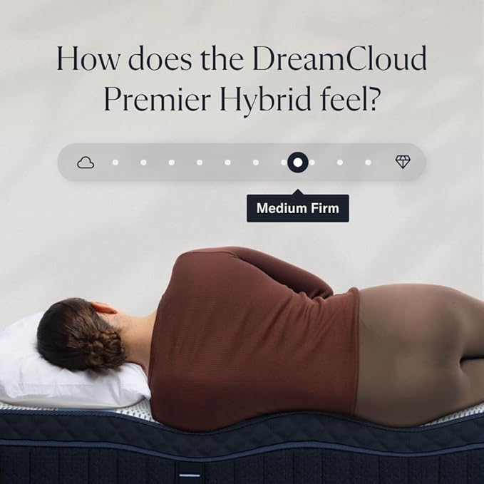 Premier 13" Queen Mattress - Luxury Hybrid Gel Memory Foam - 365 Night Trial - Fiberglass Free - Forever Warranty - Mattress in a Box - CertiPUR-US Certified