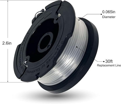 AF-100 Replacement Spool for Black & Decker BESTA510 LSTE523 LSTE525 LST300 LCC340C LST136 LST136B LST140C LCC222 LST201 String Trimmer Eater String for AF-100-BKP/AF-100-3ZP Spool