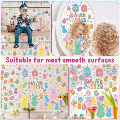 9 Sheets Easter Window Clings (9 Count)