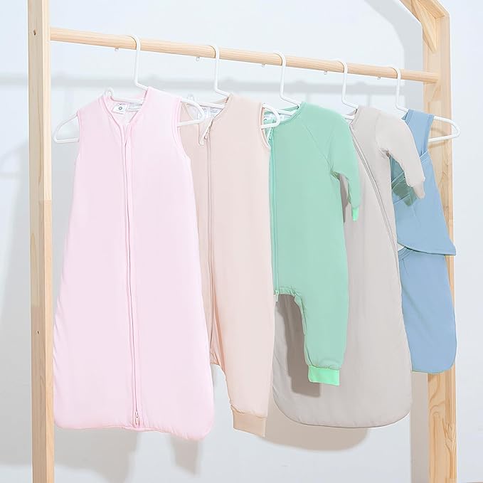 2-Pack 0.5 TOG Newborn Sleep Sack, All-in-One Swaddle Wrap with Silent Velcro for Infants (0–3 Months)