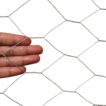 20GA Galvanized Hexagonal Poultry Netting Chicken Wire 36 inches x 150 feet x 2 inches Mesh