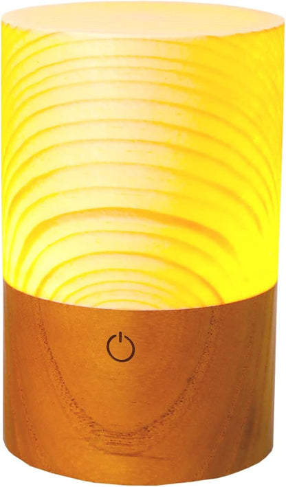 LED Wood Lamp Portable Touch Sensor-Controlled Night Lamps