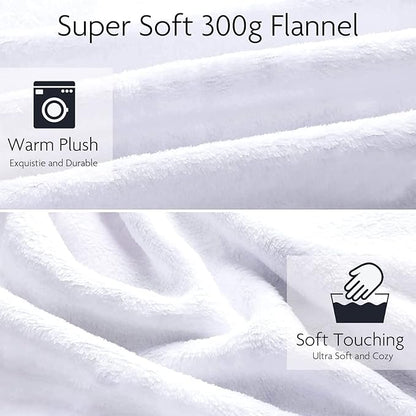 Custom Softball Blanket with Number Name: Personalized Fluffy and Warm Gift for Baby Toddler Kids and Adults Birthday Skin-Friendly Flannel Fabric(40X50inch)