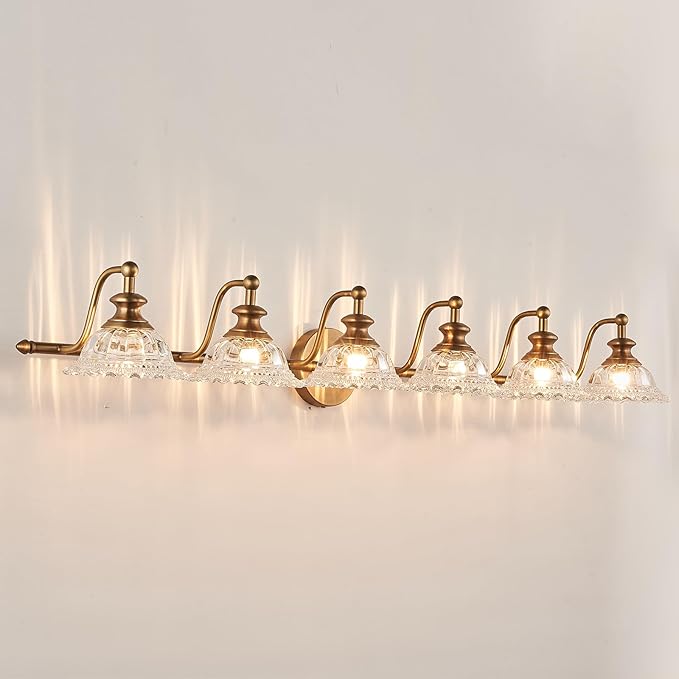 45" Bathroom Light 6 Light Vanity Light Fixtures Vanity Lights