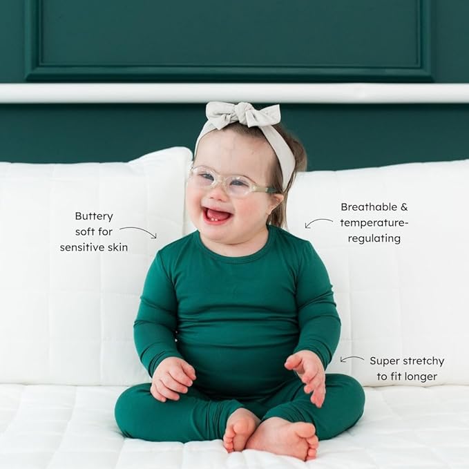 KYTE BABY Toddler Pajama Set - Pjs for Toddlers Made of Soft Bamboo Rayon Material