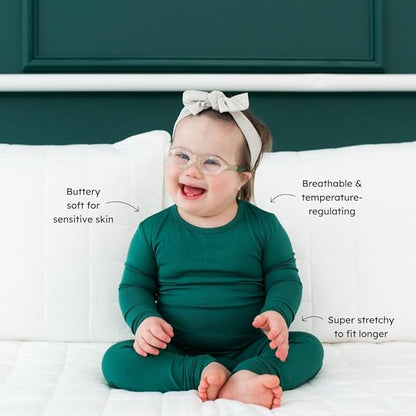KYTE BABY Toddler Pajama Set - Pjs for Toddlers Made of Soft Bamboo Rayon Material