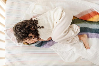 CLEMENTINE KIDS Muslin Infant Swaddles (Rainbow Connection)