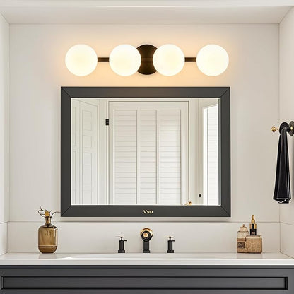 Bathroom Vanity Mirror Light Fixtures: 4 Lights Bath Wall Sconce Lighting