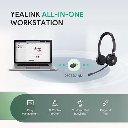 Yealink WH62 Portable Wireless Headset