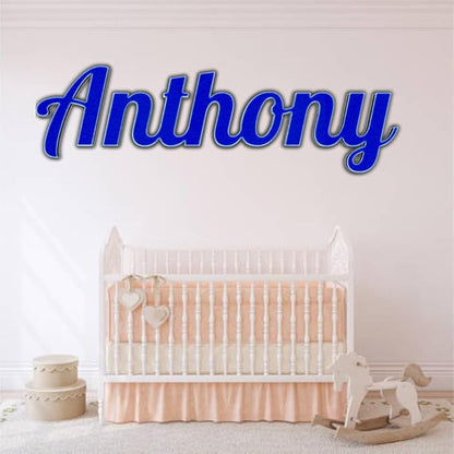 Personalized Wooden Baby Name Sign - Custom Name Wall Decor for Nursery - Boy & Girl Name Signs - Baby Announcement Sign - Wooden Custom Name Signs for Wall - Ideal Nursery Name Signs