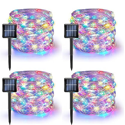 4 Pack Solar String Lights Outdoor (4 Count)