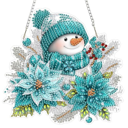 Snowman Diamond Art Hanging Kits for Adult