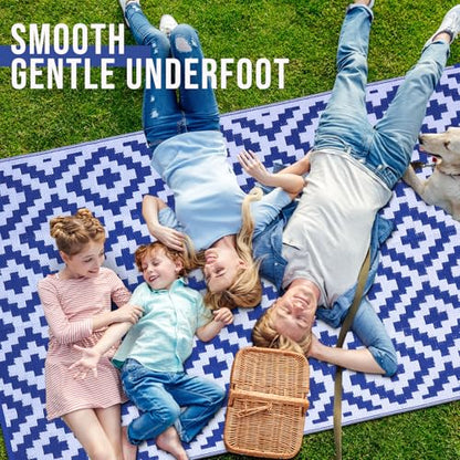 Outdoor Rug 9x18 ft Waterproof Reversible Mat (162 Sq Ft)