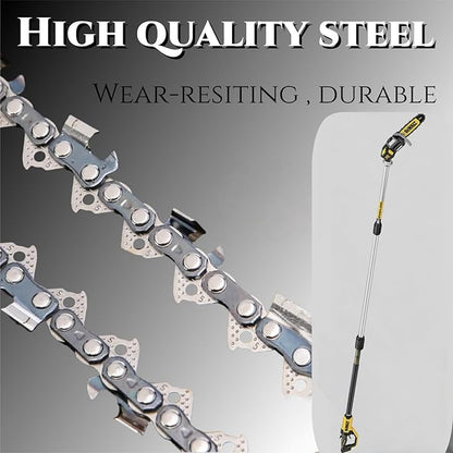 (4PK) 8 Inch Pole Saw Chain Fits for Dewalt DCPS620B DCPS620M1 Chainsaw, 8" Chainsaw Chain Replacement Compatible with Dewalt DCCS623B DCCS623L1 - R34