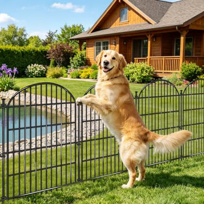 10 Panels No Dig Decorative Garden Fence (10 Count)