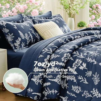 Navy Blue TwinXL Comforter Set