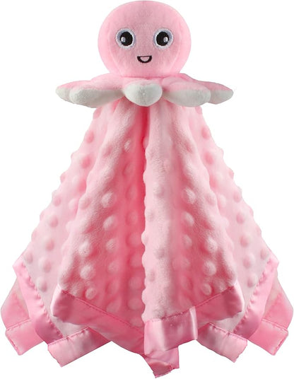 Baby Security Blanket Loveys for Babies Snuggle Toy Plush Octopus Stuffed Animal Baby Gifts for Girls and Boys Newborn