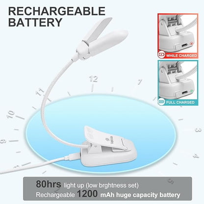 Vekkia 14 LED Rechargeable Book Light