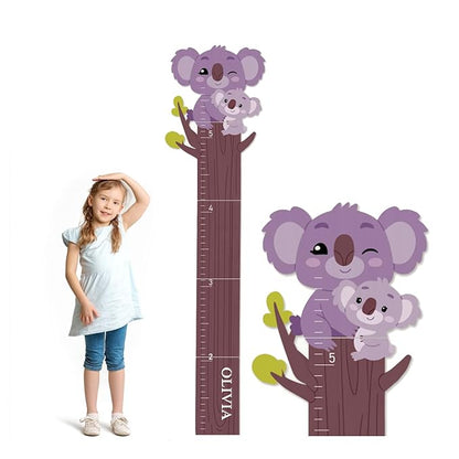 Personalized Name Growth Chart, Cute Koala Wooden Growth Chart for Kids, Height Chart for Boys Girls, Measuring Board for Kids Height for Child's Room, Nursery Decor Decoration
