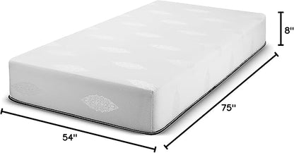 Best 2 Rest Memory Foam Mattress Cooling Gel-Infused Soft- Made in USA (Full XL, 8 Inch)