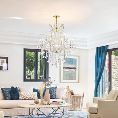 Modern Gold Chandelier Light Fixture