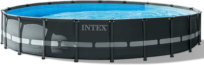INTEX 26327EH 22ft X 48in Ultra XTR Deluxe Above Ground Swimming Pool Set – Includes 2100 GPH Cartridge Sand Filter Pump – SuperTough Puncture Resistant – Rust Resistant – Easy to Assemble