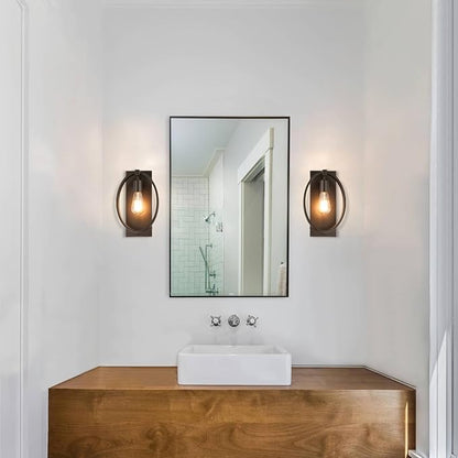 XiNBEi Lighting Sconces Wall Lighting, Farmhouse Bathroom Sconce Light
