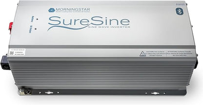 Morningstar SureSine 1000W Pure Sine Wave Off-Grid Inverter - 24VDC, 120VAC, 60Hz, Hard Wired AC Terminals (SI-1000-24-120-60-HW) - DC to AC Converter, Solar/Non-Solar Systems, Bluetooth Mobile Apps