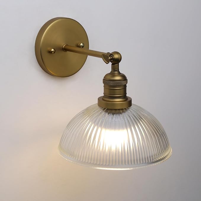 Pathson Battery Operated Wireless Wall Sconce, Rechargeable Modern Wall Vanity