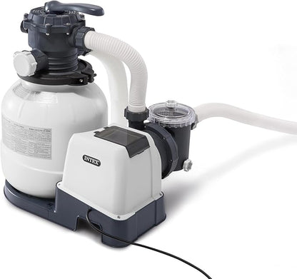 INTEX 26327EH 22ft X 48in Ultra XTR Deluxe Above Ground Swimming Pool Set – Includes 2100 GPH Cartridge Sand Filter Pump – SuperTough Puncture Resistant – Rust Resistant – Easy to Assemble