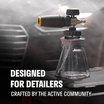 ACTIVE Premium Short Pressure Washer Gun with Swivel + Premium Foam Cannon for All types of Pressure Washers
