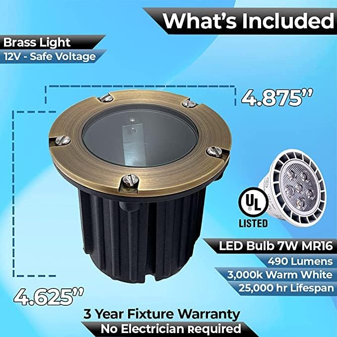 LED Low Voltage Landscape Lighting Well Lights 112