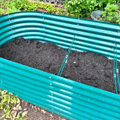 8x3x2ft Galvanized Raised Garden Bed