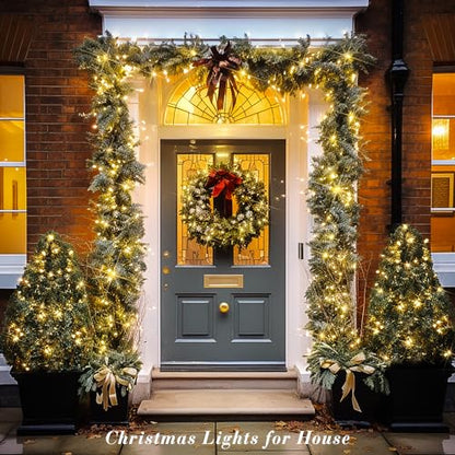 230ft 720 LED Warm White Christmas String Lights Outdoor (230 Foot)