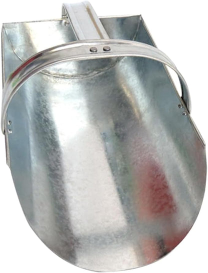 Poultry Farm Scoops Heavy Type Iron Big Feed Capacity Ergonomic Grip Rusts Coating Simplified Farm Scoops