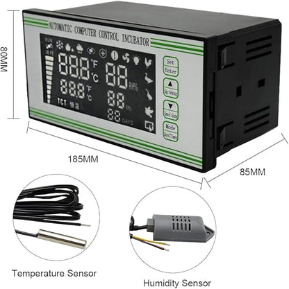 Fully Automatic XM-18S Incubator Controller Thermostat Temperature Humidity Controller for Egg Incubator