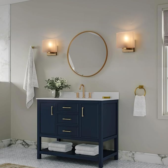 Hardwired Wall Sconces, Modern Acrylic Shade Wall Light Fixture, Classic E26