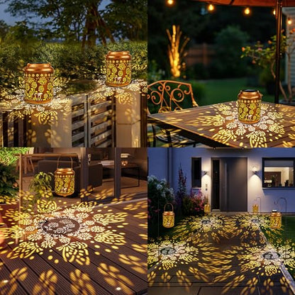 Butterfly Solar Lantern Lights 2 Pack (2 Count)