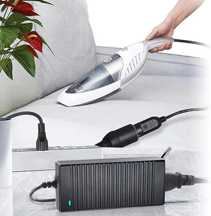 AC to DC Converter, 100V ~ 240V to 12V 10A 120W, Car Cigarette Lighter Socket AC/DC Power Supply Adapter Transformer for Tire Inflator, Car Refrigerator, Car Vacuum Cleaner, and Other Car Devices