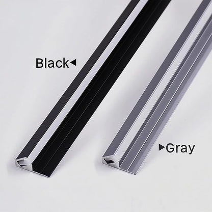 JARBIH 5Pack Surface Mounted LED Linear Aluminum Profile, 45 Degree Led Bars