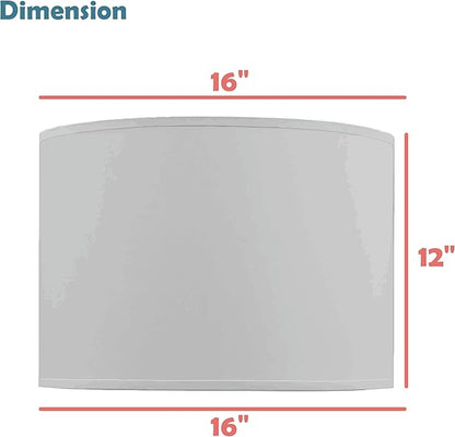 Aspen Creative 31099 Transitional Hardback Drum Shaped Spider Construction Lamp