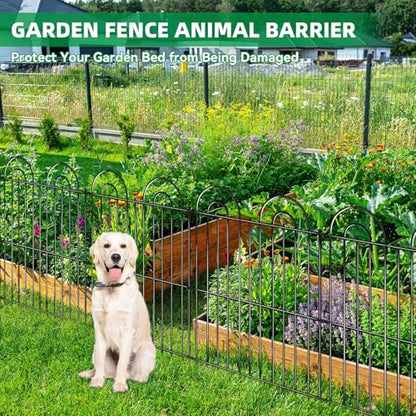25 Panels No Dig Decorative Garden Fence