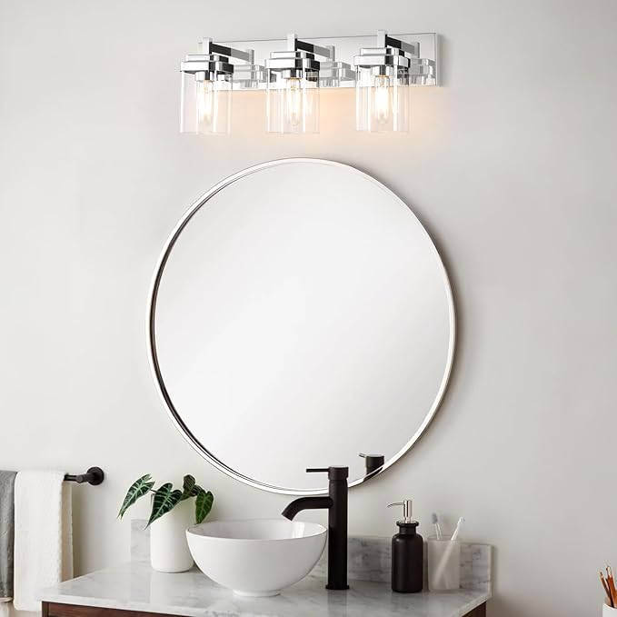 Vanity Light Fixture, 3-Light Vanity Light