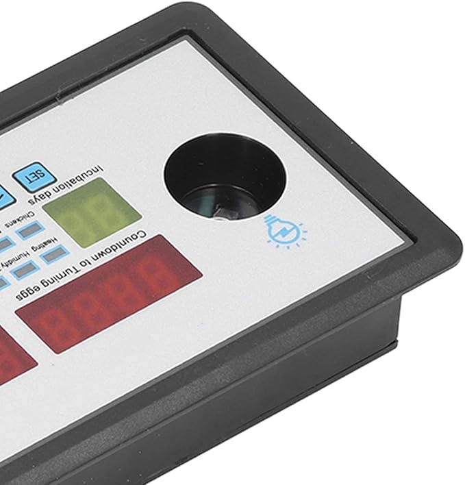 Fdit Intelligent Incubator Thermostat Digital Automatic Incubator Controller Egg Hatcher Temperature Incubator Controller for Various Eggs (12V)