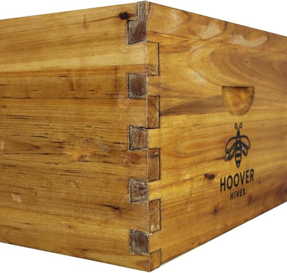 Wax-Coated 10 Frame Beehive - Starter Kit Starter Kit With 5 Frames