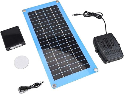 20W Solar Panel Heater, Monocrystalline PET Polysilicon, Dual USB Ports, Waterproof DC Head For Outdoor Camping, RVs, Winter Pet Houses(30W)